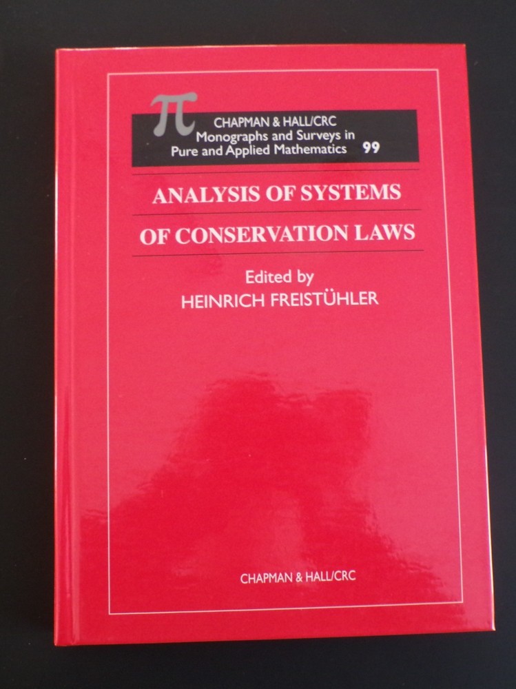 Analysis of Systems of Conservation Laws by Freistuhler Fine/Like New Hardcover