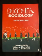 Discover Sociology – Paperback, by Eglitis Daina S.; Chambliss – Acceptable