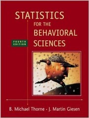 Statistics for the Behavioral Sciences Hardcover Michael, Giesen,