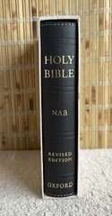 The New American Bible Revised Edition Pacific Duvelle Black/Blue 2010