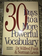 30 Days to a More Powerful Vocabulary, Dr Wilfred Funk & Norman Lewis, Hardcover