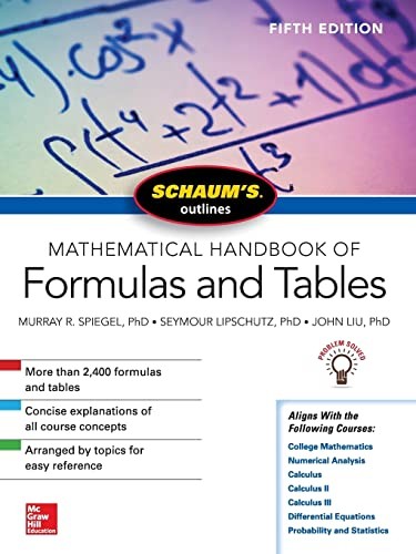 Schaums Outline of Mathematic – ACCEPTABLE