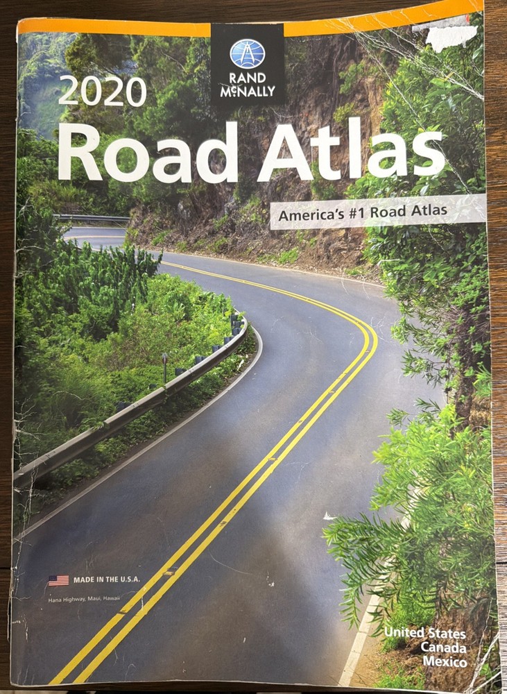 Rand McNally 2020 America’s #1 Road Atlas United States Canada Mexico GOOD