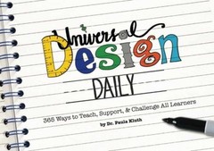 Universal Design Daily: 365 Ways to – Paperback, by Kluth PhD Dr. – Very Good x