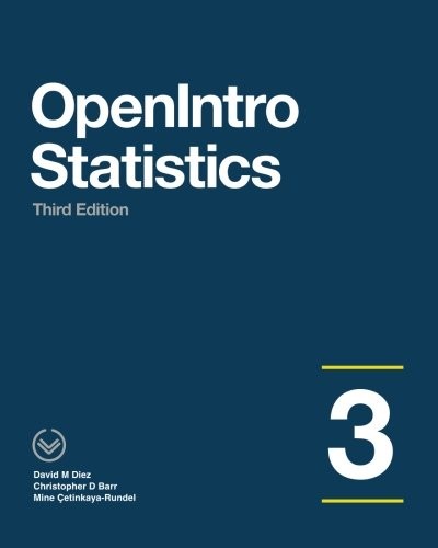 OpenIntro Statistics: Third Edition (CreateSpace) – paperback Diez, David M|…