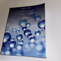 Contemporary Strategy Analysis, 10th Edition By Robert M. Grant, Paperback