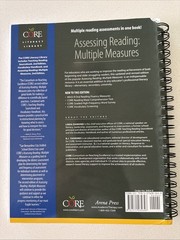 Assessing Reading Multiple Measures for K through 12th Grade 2nd Edition Spiral