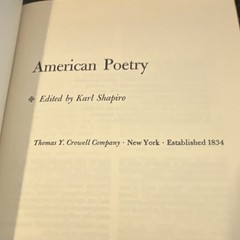 Thomas Y. Crowell Reader’s Bookshelf American Literature 6-Book Hardcover Set