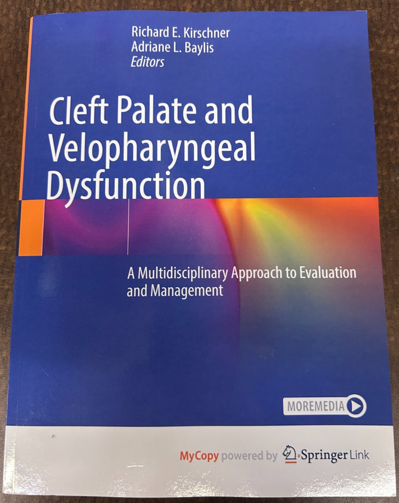 Clef Palate & Velopharyngeal Dysfunction By Kirschner & Baylis Textbook Paper