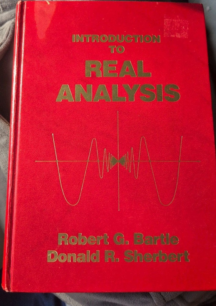 Introduction to Real Analysis First Edition 1982 Hardcover Book
