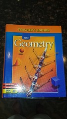 Holt Geomtery Teacher’s Edition Textbook (ISBN 0-03-070056-6) – EUC!