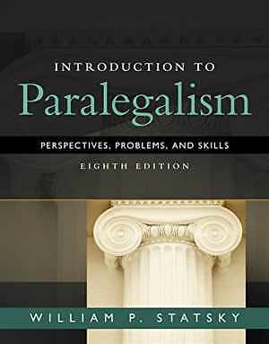 Introduction to Paralegalism: – Hardcover, by Statsky William P. – Good