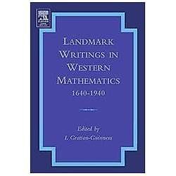 Landmark Writings in Western Mathematics 1640-1940