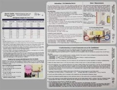 Weather-Resistant HVAC Reference Cards – Fast Troubleshooting & Charging Guide