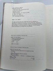 Vibration of Structures : Applications in Civil Engineering Design (HC, 1988) LN