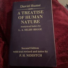 Treatise of Human Nature by David Hume (1978, Trade Paperback)
