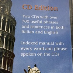 Dover Listen & Learn Italian A1 Beginner CD Ed. 2 Audio CDs + 80pg Manual – NEW