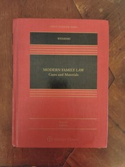 Aspen Casebook Ser.: Modern Family Law : Cases and Materials by D. Kelly…