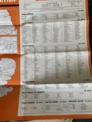 3 Maps Of great Britain General Election Map 1964 Times Telegraph Geographia