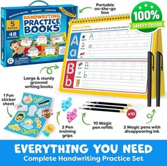 Magic Grooved Writing Practice for Kids Age 3-5 – Grooved Writing Books for K…