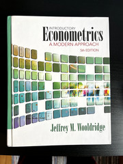 Introductory Econometrics 5th Edition by Jeffrey M. Wooldridge