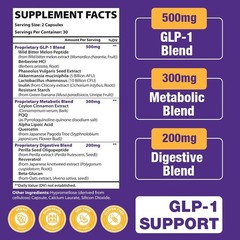 GLP-1 Supplements Women Men 14-in-1 Probiotic Digestive Energy Capsules