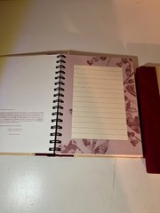 2 SPIRAL JOURNALS FLORAL PRINT PAGES 2004 HAY HOUSE CLEAN NO WRITING