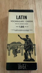 Vintage Latin Language Vocabulary Cards By Vis-Ed Fundamental Learn 1,000 Words