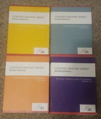 ATI Content Mastery Series Review Modules 2019 Set 8 Books Study Test RN Nursing