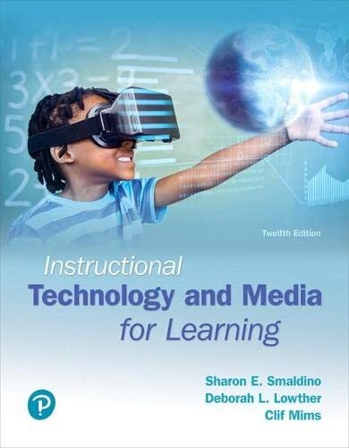 Instructional Technology and Media for Learning by Smaldino (paperback)
