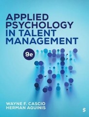 Herman Aguinis Wayne F. Applied Psychology in Talent Man (Hardback) (UK IMPORT)