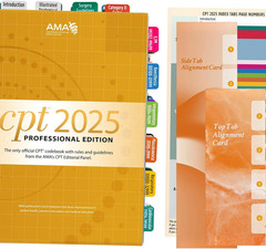 CPT 2025 Code Book Index Tabs – for AMA Version CPT 2025 Professional Edition, E