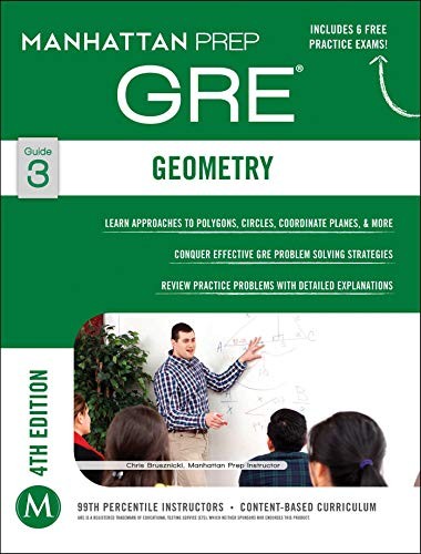 GRE GEOMETRY (MANHATTAN PREP GRE STRATEGY GUIDES) **BRAND NEW**