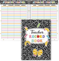 Teacher Record Book for Grading – 2026 Composition Notebook Teacher Grade Book S