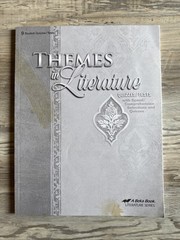Abeka 9th grade Themes In Literature Student Quizzes/Tests 4th Edition- no marks