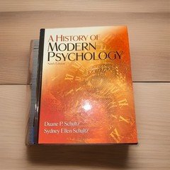 History of Modern Psychology by Sydney Ellen Schultz and Duane P. Schultz (2007,