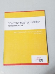 ATI Content Mastery Series Review Modules 2019 Set 9 Books Study Test RN Nursing