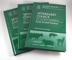 Lot of 3 Food Animal Practice Veterinary Clinics of North America 24:2 24:3 25:1