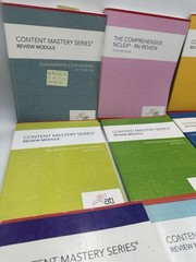 ATI Content Mastery Series Review Modules 2019 Set 10 Books Study Test RN Nursin