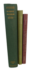 3 Vol SANSKRIT GRAMMAR Lot Whitney Gonda Harvard Alabama Vintage Language