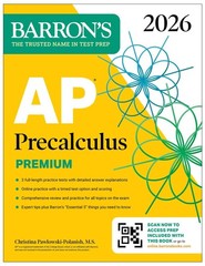 AP Precalculus Premium, 2026: Prep Book with 3 Practice Tests + Comprehensiv…