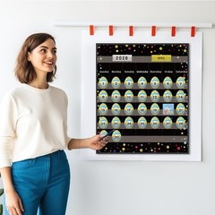 AmazingSpark 439 Pcs Classroom Calendar Number Days of The Year 8.5″W x 1.4″H