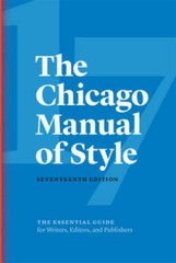 The Chicago Manual of Style, 17th Edition – Hardcover – GOOD