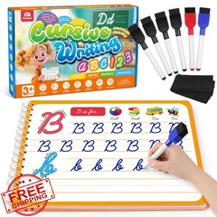 Coogam Magic Practice Copybook for Kids Age 3-12, Dry-Erase Writing Practice …