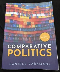 Comparative Politics by Daniele Caramani (2023, Trade Paperback) 6th ed. W/Code