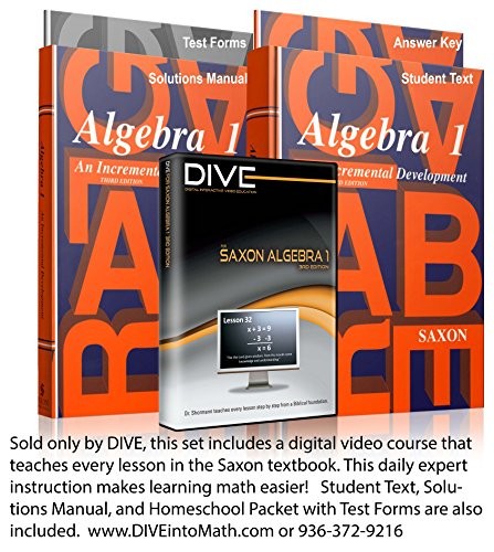 Saxon Algebra 1: An Incremental Approach by John. Saxon