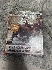 Financial statement analysis and valuation 5e 2018 – slightly used almost new.