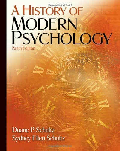 A History of Modern Psychology by Duane P Schultz