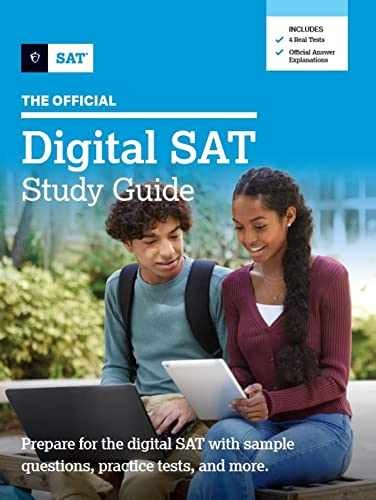The Official Digital SAT Study – Paperback, by The College Board – Acceptable p