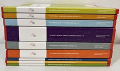 Set of 9 ATI Nursing/RN Content Mastery Series Review Module Books *NICE & CLEAN